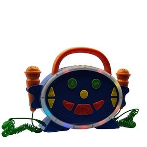 KidzLane Kids Karaoke Machine with 2 Microphones and‎ Lights HTF